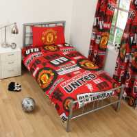 Team Football Single Duvet Set Ман Ютд Футболни аксесоари