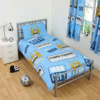 Team Football Single Duvet Set Ман Сити Футболни аксесоари