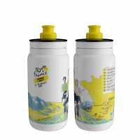 Elite Шише За Вода Tour De France 550Ml Water Bottle White/Yellow Бутилки за вода