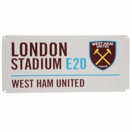 Team 3D Street Sign Уест Хам Сувенири