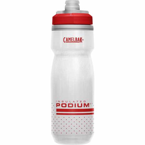 Бутилки за вода Camelbak Podium Chill Bottle - 620Ml Огнено червено/бяло Camelbak Podium Chill Bottle - 620Ml Огнено червено/бяло Бутилки за вода