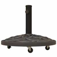 Outsunny 27Kg Rolling Parasol Base With Wheels