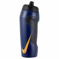 Nike Шише За Вода Hyperfuel Water Bottle 24Oz Navy/Blck/Gold Бутилки за вода