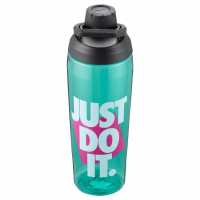 Nike Hypercharge Chug Graphic Bottle 24 Oz Teal/Blck/Wht Бутилки за вода