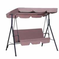 Outsunny 3 Seater Canopy Swing Chair