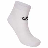 Dare2B Dare 2B Essentials Fitness No Show Socks 2 Pack White Мъжки чорапи