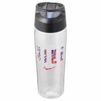 Nike Tr Hypercharge Straw Bottle 24Oz Clear/Anthr/Red Бутилки за вода