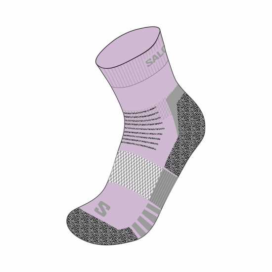 Почистване и импрегниране Salomon Merino Quarter 2 Pack Walking Sock Womens Лилаво/Сиво Salomon Merino Quarter 2 Pack Walking Sock Womens Лилаво/Сиво Почистване и импрегниране