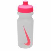 Nike Шише За Вода Big Mouth Water Bottle Clear/Pink Бутилки за вода