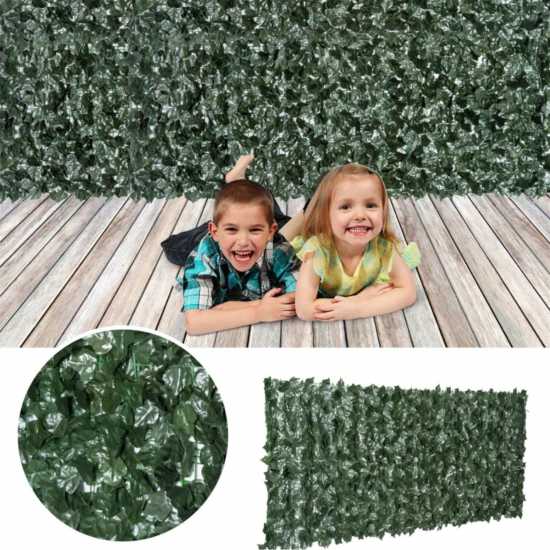 Outsunny 1-Piece Artificial Leaf Hedge 2.4 * 1M  Градина