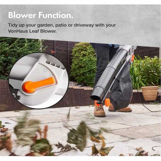 Vonhaus Leaf Blower With Vacuum & Mulcher  Градина
