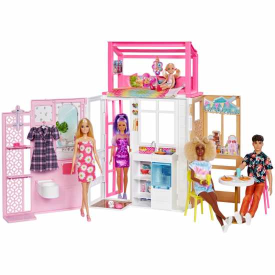 Barbie Vacation House Doll Playset  
