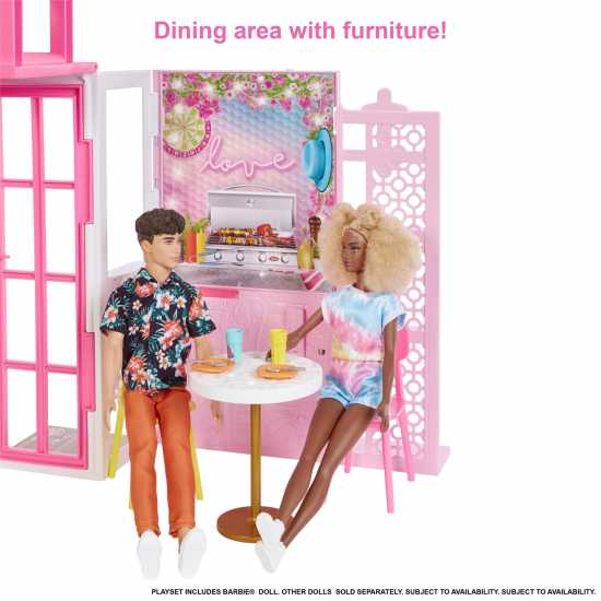 Barbie Vacation House Doll Playset  