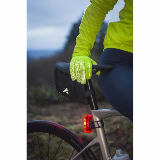 Nightvision Unisex Windproof Fleece Cycling Gloves Yellow Колоездачни аксесоари