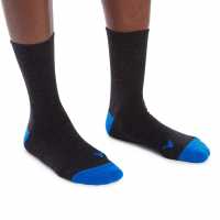 Merino Unisex Cycling Socks Black/Blue Мъжки чорапи