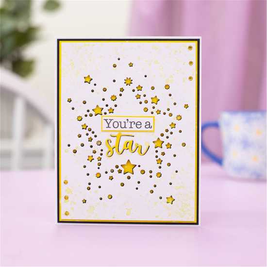 Crafters Companion Stamp & Die - Shining Star  Канцеларски материали
