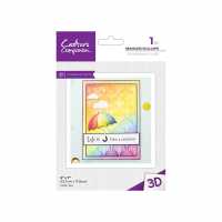 Crafters Companion 3D Embossing Folder 5X7Inch - S