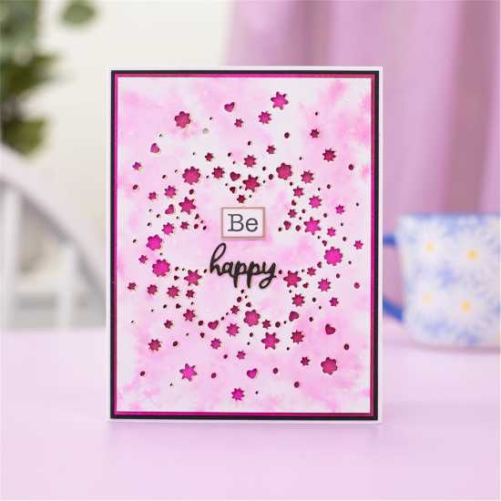 Crafters Companion Stamp & Die - Happy Flowers  Канцеларски материали