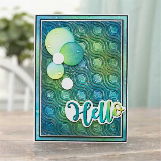 Crafters Companion 3D Embossing Folder 5X7Inch - C  Канцеларски материали