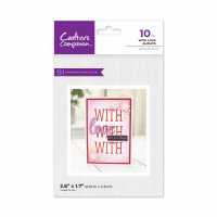 Crafters Companion Stamps & Dies - With Love Alway  Канцеларски материали