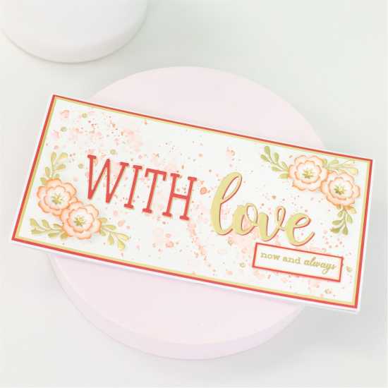 Crafters Companion Stamps & Dies - With Love Alway  Канцеларски материали
