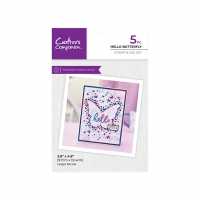 Crafters Companion Stamp & Die - Hello Butterfly