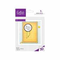 Crafters Companion 3D Embossing Folder 5X7Inch - R  Канцеларски материали