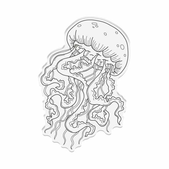 Enchanted Ocean - Stamp And Die - Joyful Jellyfish