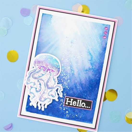 Enchanted Ocean - Stamp And Die - Joyful Jellyfish
