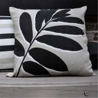 Fusion Leaf Print Indoor Outdoor Filled Cushion