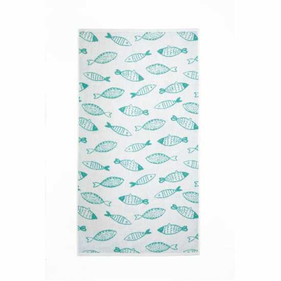 Fusion Fish 100% Cotton Hand And Bath Towels  Хавлиени кърпи