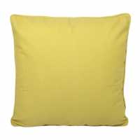 Fusion Indoor Outdoor Plain Dye Water Resistant Cushion Ochre Градина