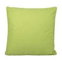 Fusion Indoor Outdoor Plain Dye Water Resistant Cushion Lime Градина