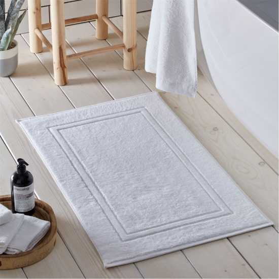 Abode Eco Bci Cotton Towels And Bathroom Mats White Хавлиени кърпи