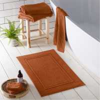 Abode Eco Bci Cotton Towels And Bathroom Mats Terracotta Хавлиени кърпи