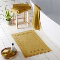 Abode Eco Bci Cotton Towels And Bathroom Mats Ochre Хавлиени кърпи