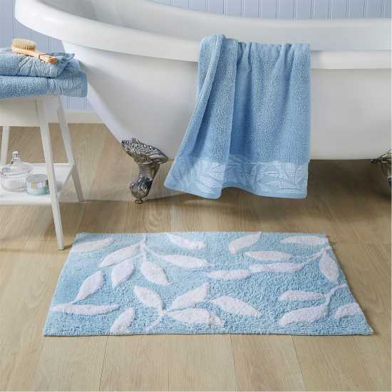 Lacie Zero Twist Cotton Towels And Bath Sheets Blue Хавлиени кърпи