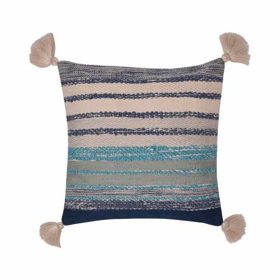 Grayson Indoor Outdoor Eco-Friendly Filled Cushion Blue Градина