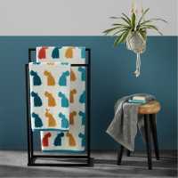 Fusion Hippo 100% Cotton Hand And Bath Towels