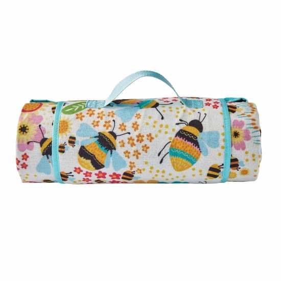 Fusion Buzzy Bee Outdoor Waterproof Backed Picnic Blanket  Килими и земни покривала за палатки