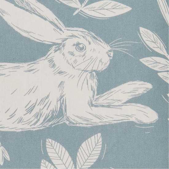 Illustrated Spring Rabbit Indoor Outdoor Cushion  Градина