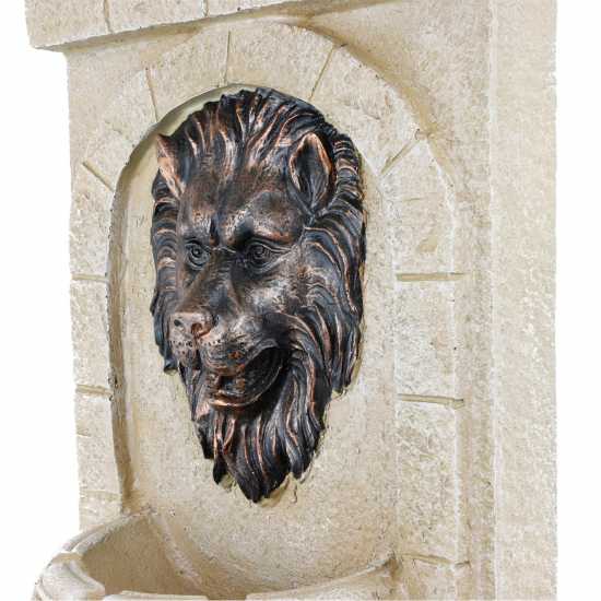 Solar Water Feature - Lion Head Fountain