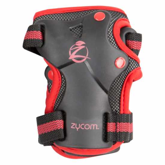 Zycom Combo Protection Set - Knee, Elbow & Wrist Black / Red Скейтборд