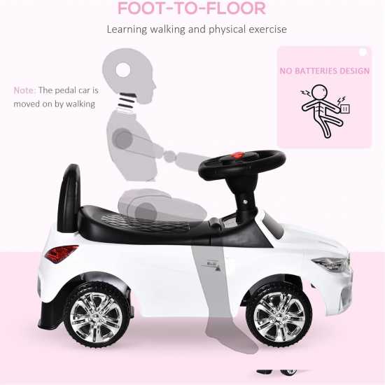 Ride On Sliding Car - Toddler White Подаръци и играчки