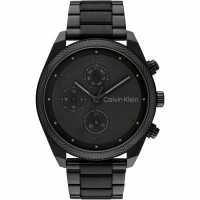 Men's Calvin Klein Black Ip Bracelet Watch  Бижутерия