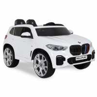 Bmw X5M 12 Volt Premium Car With Rc - White  Подаръци и играчки