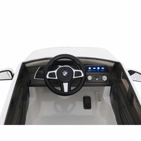 Bmw X5M 12 Volt Premium Car With Rc - White  - Подаръци и играчки