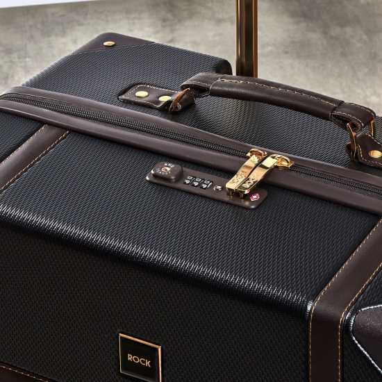 Rock Vintage Suitcase Medium Black Куфари и багаж
