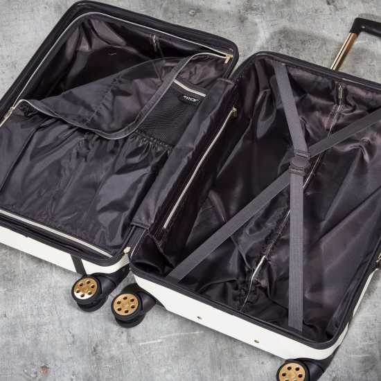 Rock Vintage Suitcase Medium Cream Куфари и багаж