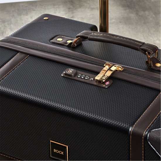 Rock Vintage Suitcase Small Black Куфари и багаж